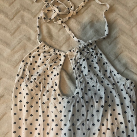 NWOT Polka-Dot Nasty Gal Halter Bodysuit - Picture 3 of 5